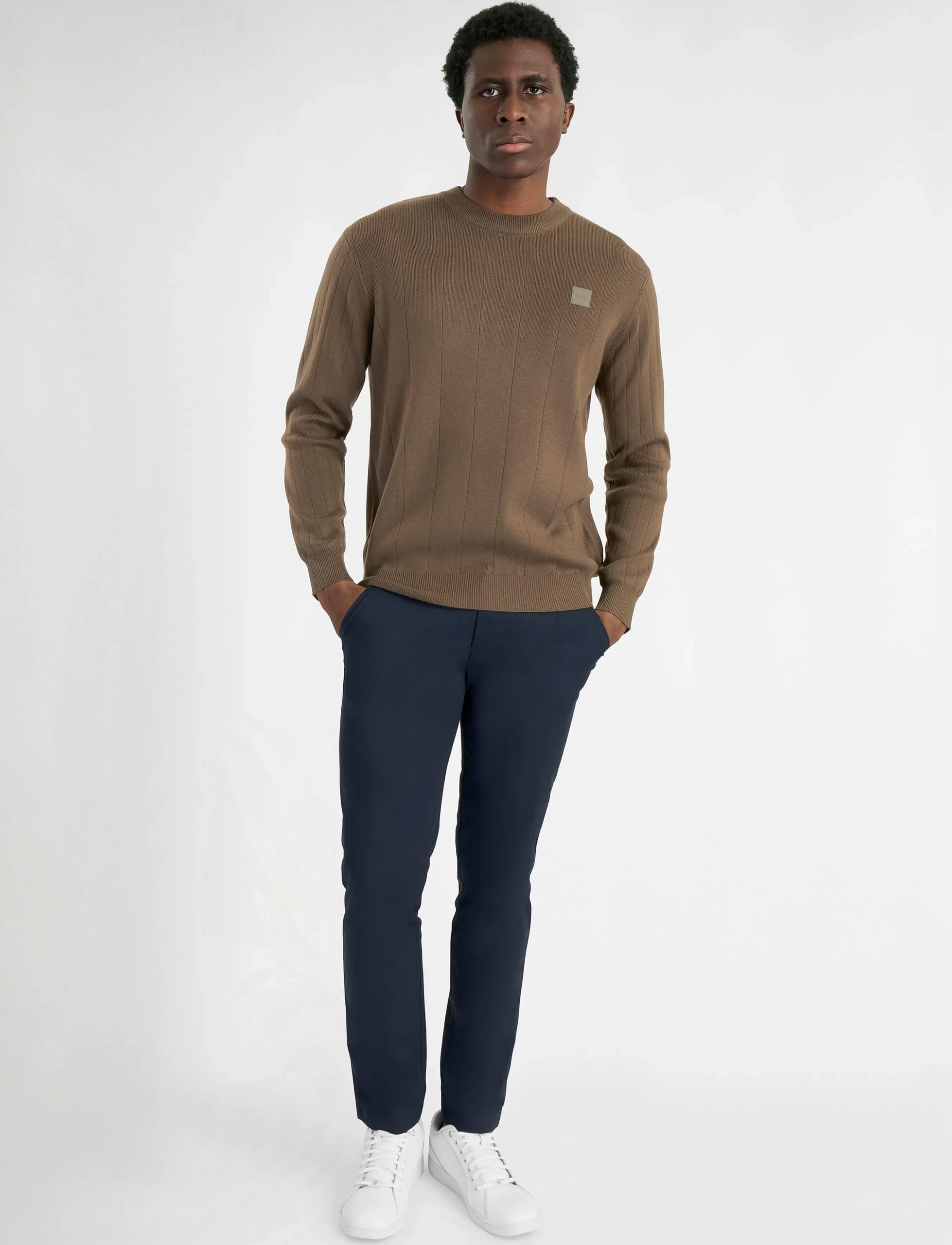 Calvin Klein Sherfield Crew Neck Sweater Heren – Gebreide Golftrui - Afbeelding 5