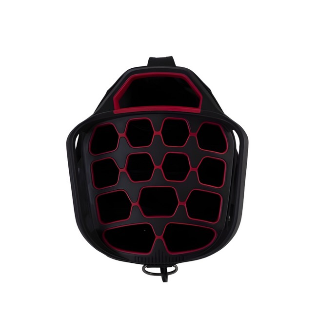 Skymax Cart Bag 9,5 inch Zwart/Rood/Grijs – 14-vaks Golftas - Afbeelding 2